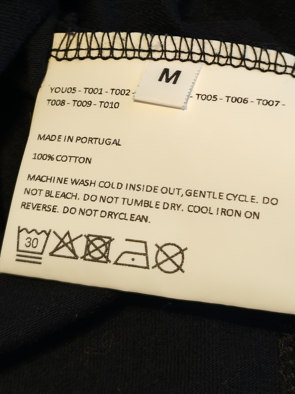 Youths In Balaclava Black Long Sleeve Tee - M - Picture 7 of 7